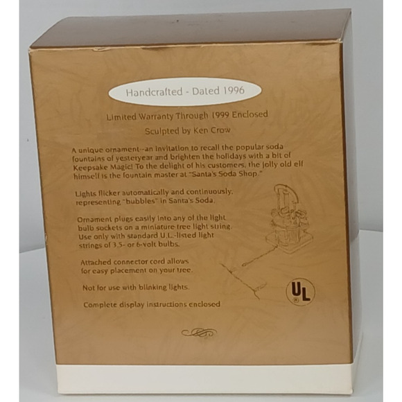 Hallmark Ornament: 1996 Sharing a Soda - Picture 11 of 11